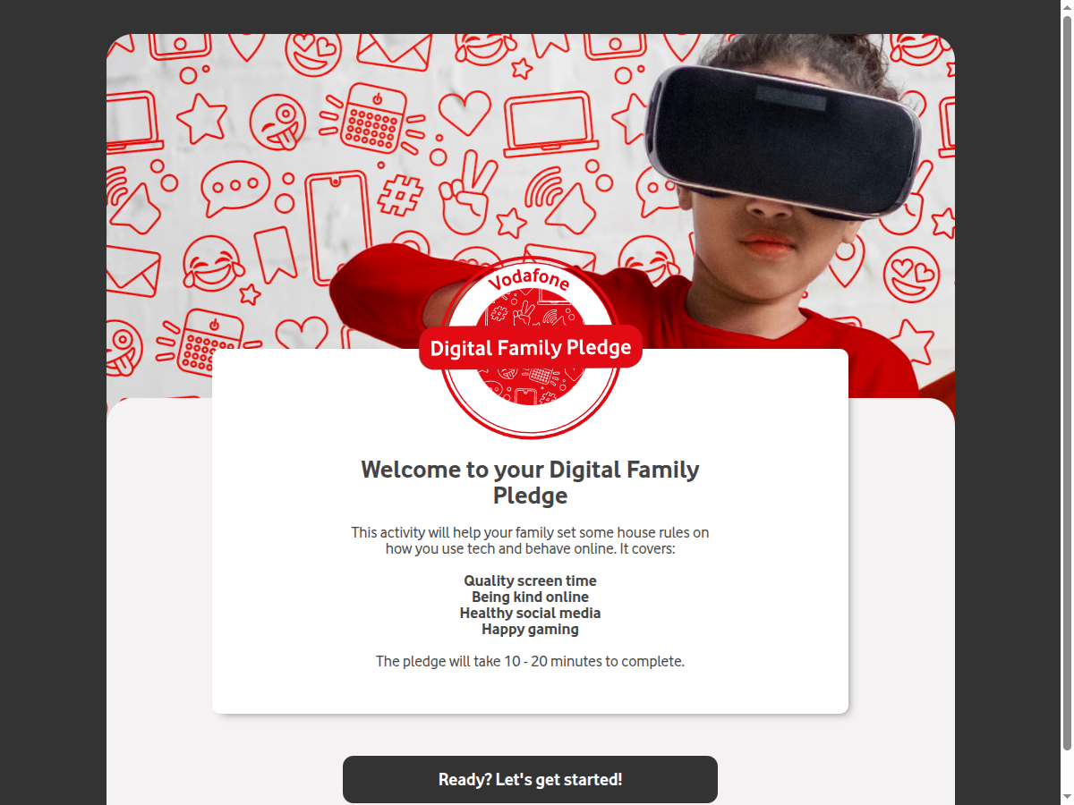 Vodafone: Digital Family Pledge