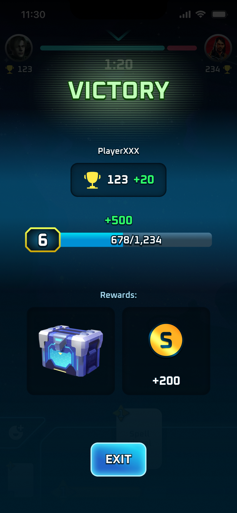 Victory & rewards