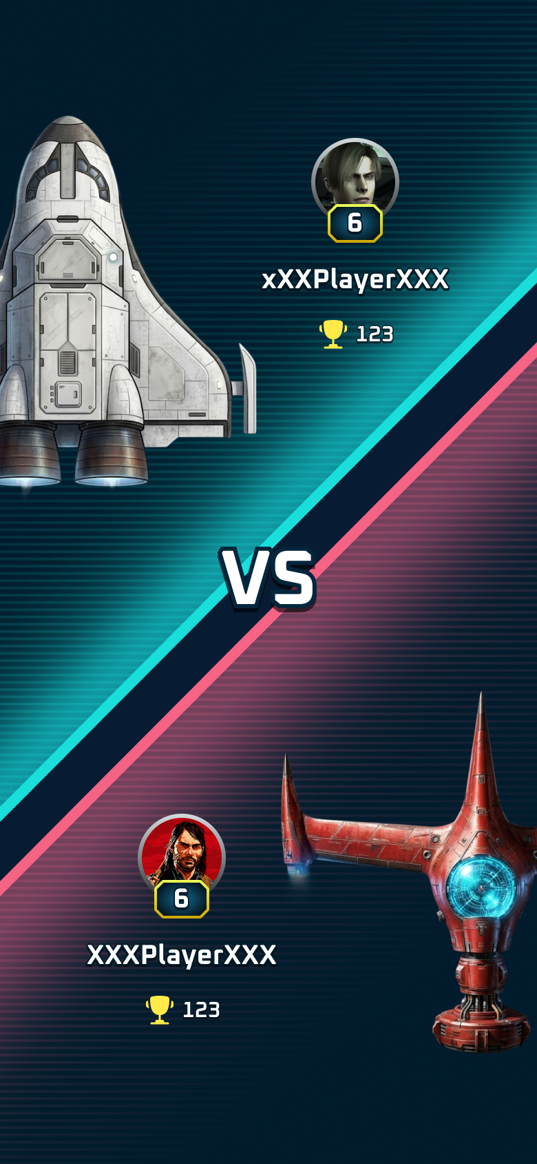 Matchmaking: versus screen